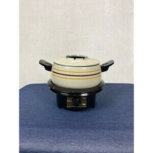 Vintage Regal Mardi Gras Gourmet Cooker Electric Fondue Pot Model 6711